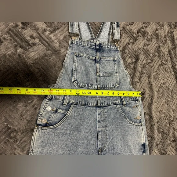 short overalls Light Wash Small Size - Picture 2 of 6